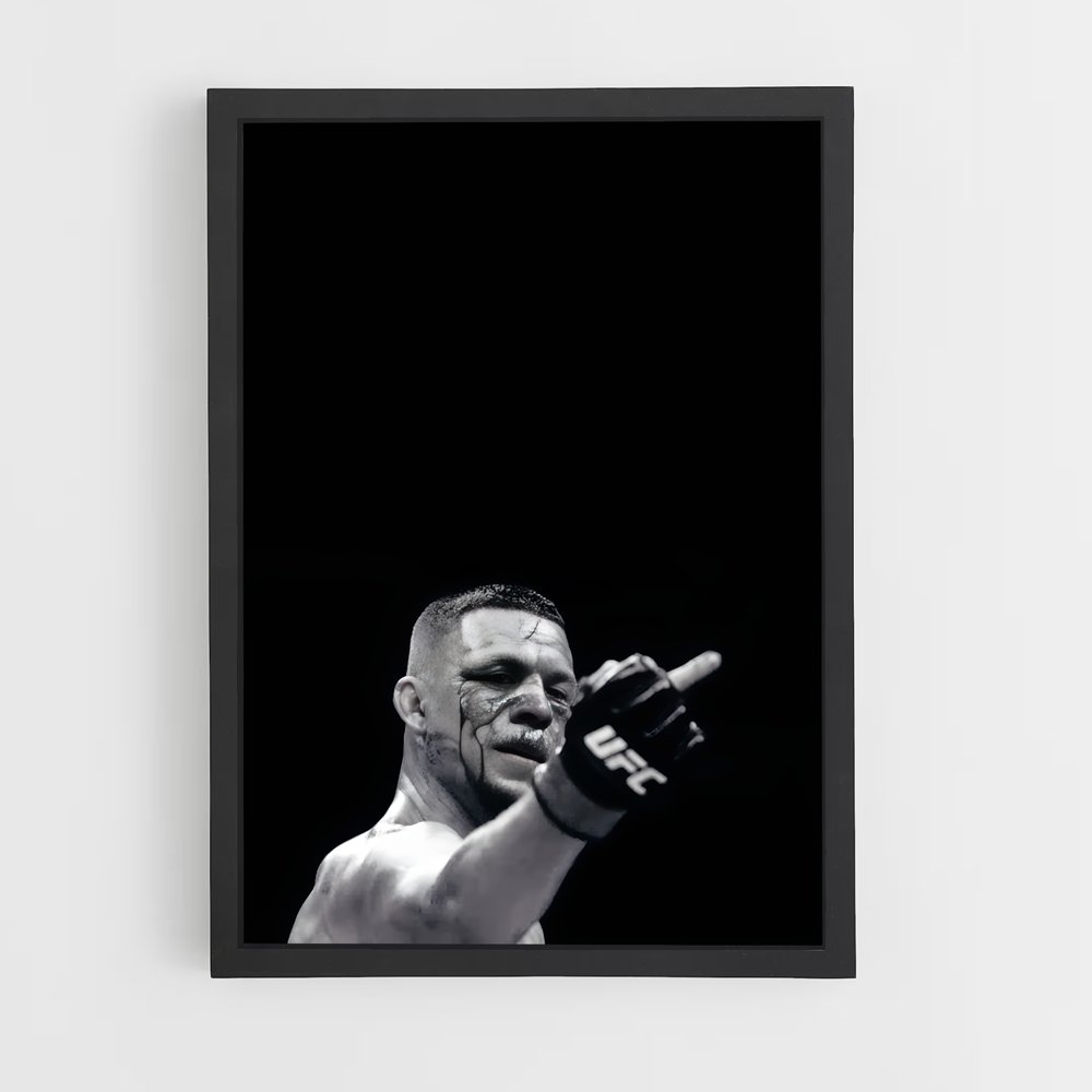 Poster Mic Drop Diaz – affiche MMA (vue 2)